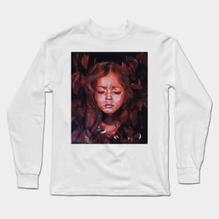 Hiding Within - original acrylic painting Long Sleeve T-Shirt